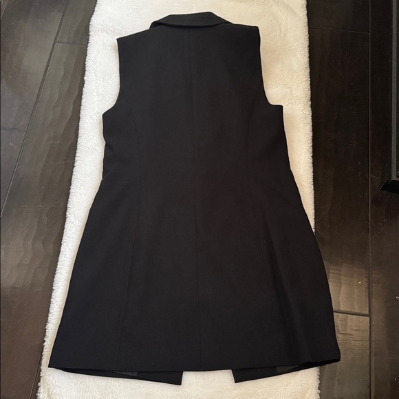Cynthia Rowley Black Sleeveless Blazer Vest Size S - Picture 10 of 10